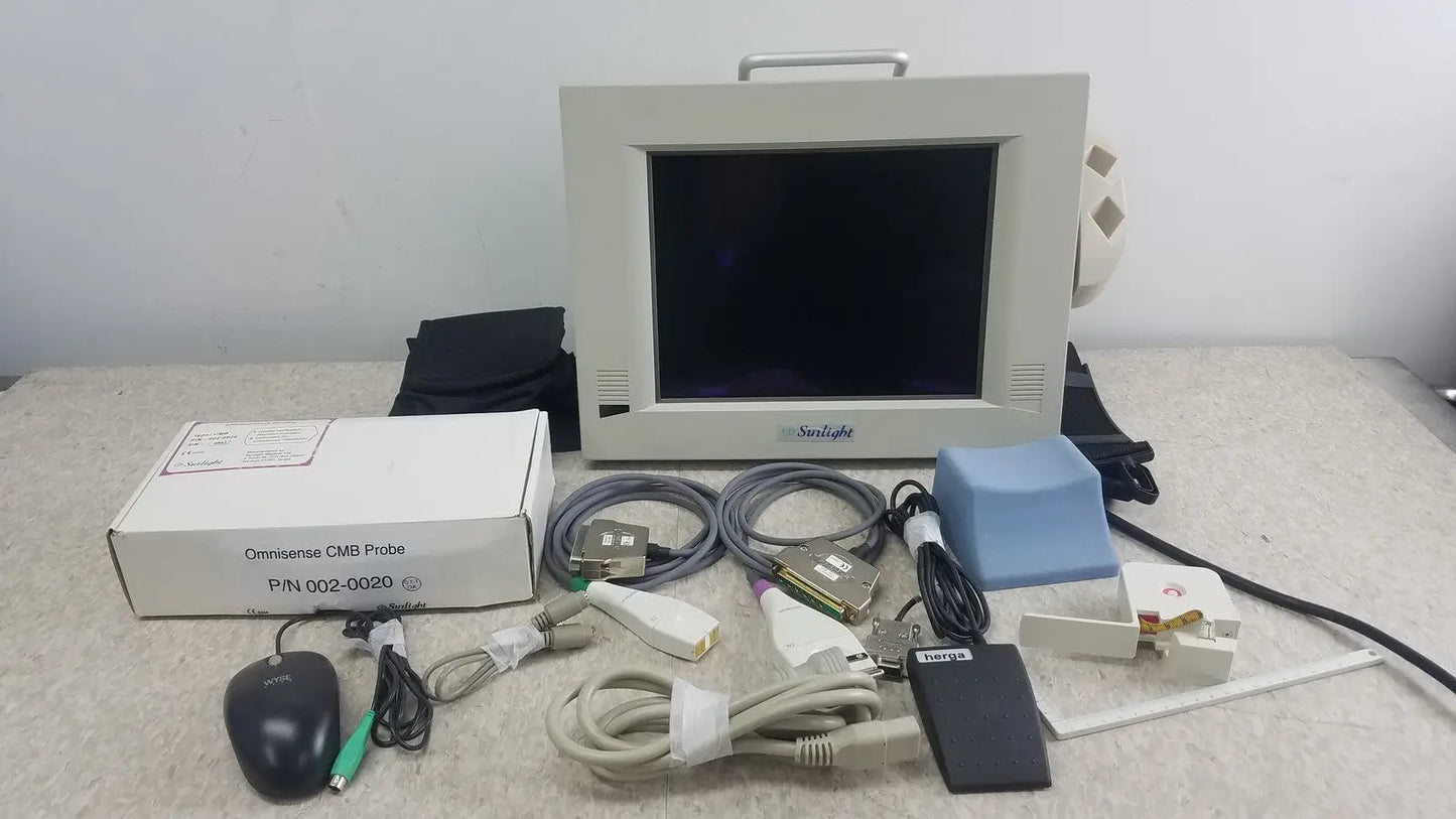 Reuse Medical Sunlight 002-0020 Omnisense CMB Ultrasound Probe Monitor And Accessories Medical Sensors & Ultrasound Probes, second-hand product photo 1