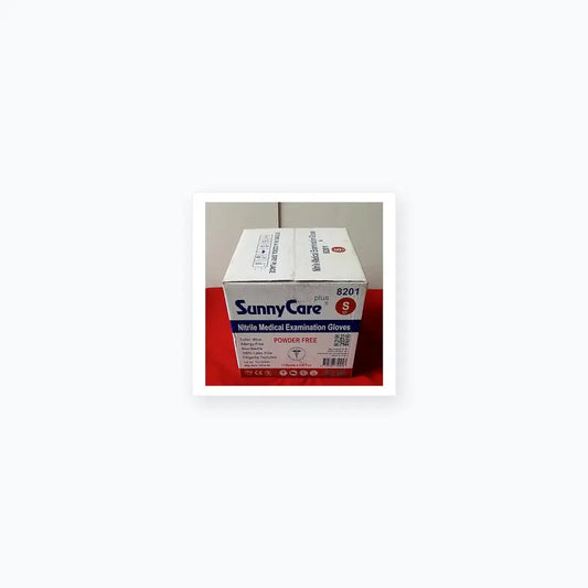 SunnyCare Plus 8201 Nitrile Medical Examination Gloves Power Free Small Medical Examination Gloves, second-hand product photo 2