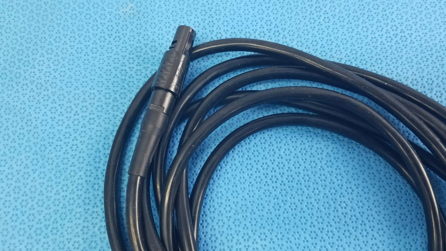 Black coiled surgical scher handpiece cable console connector power cord for medical equipment reuse and shaver drill