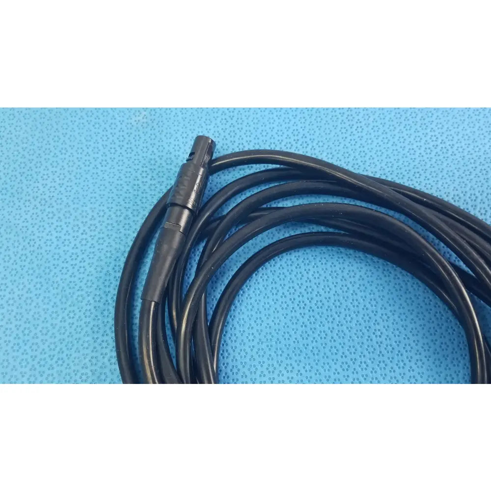 Black coiled surgical scher handpiece cable console connector power cord for medical equipment reuse and shaver drill