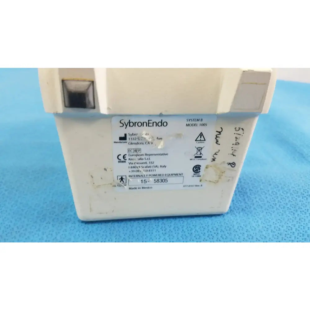SybronEndo System B 1005 Dental Heat Source Obturation Unit Dental Heat Source / Obturation Unit, as-is (for parts) product photo 9