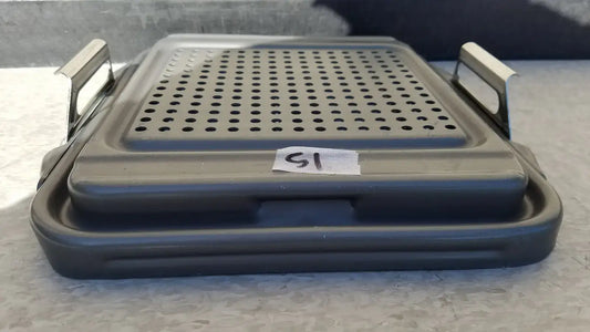 Reuse Medical The Case Sterilization Container Half Lid Black Sterilization Trays & Cases, second-hand product photo 1