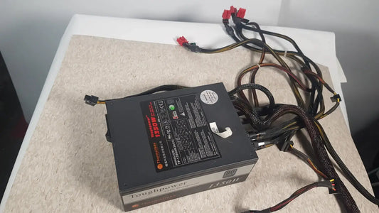 Reuse Medical Thermaltake 1350W Toughpower GF3 1350W 80 Silver Full Modular Power Supply Power Supplies, second-hand product photo 1