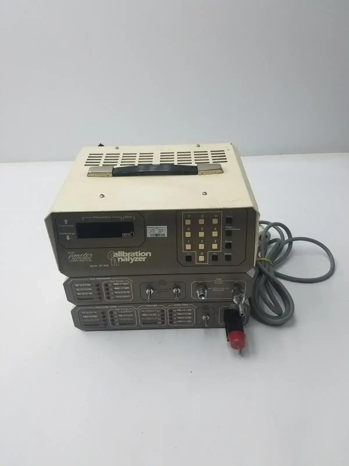 Timeter Instrument Corporation Timeter Instrument RT-200 Calibration Analyzer Control Module Calibration Analyzer Control Module, as-is (for parts) product photo 8