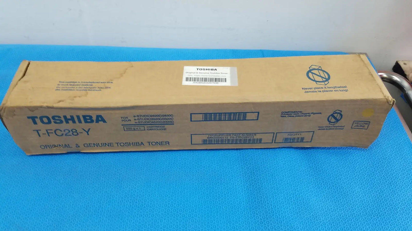 Reuse Medical TOSHIBA T-FC28-Y Original & Genuine Toshiba Toner Toner Cartridges, second-hand product photo 1