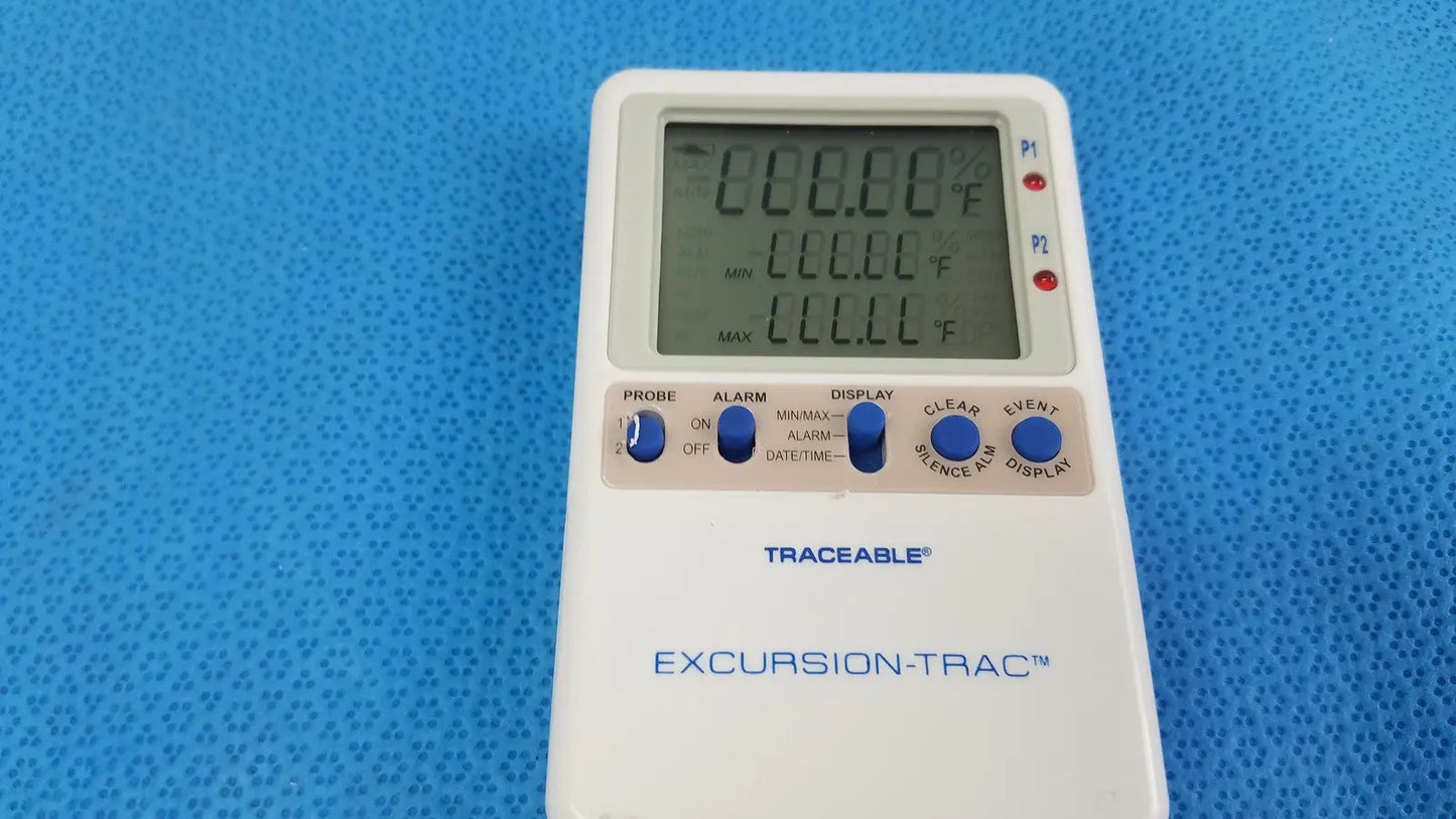 Reuse Medical Traceable Excursion-Trac Datalogging Thermometer Other Medical & Lab Equipment, as-is (for parts) product photo 1