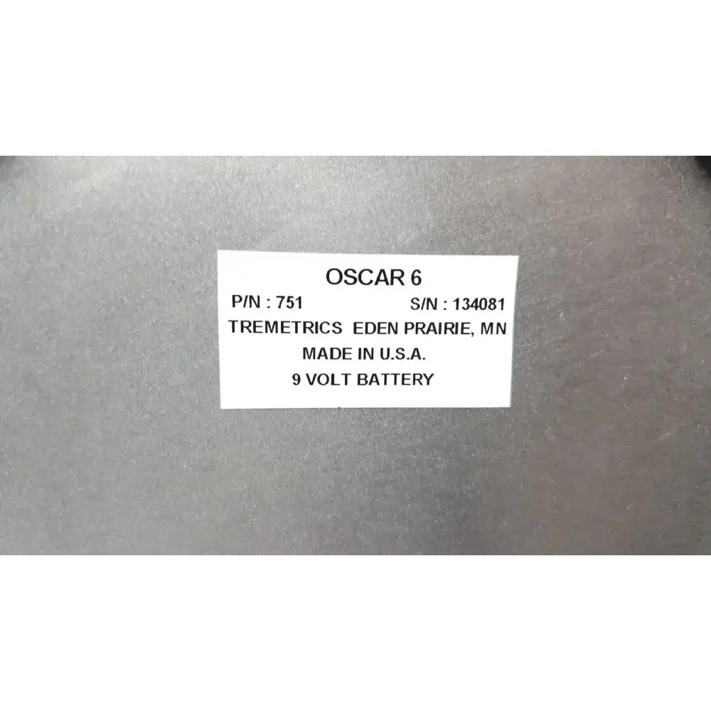 Tremetrics Oscar 6 Electro-Acoustic Ear Audiometer Part, as-is (for parts) product photo 9