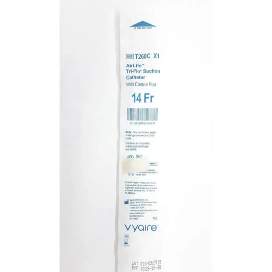Reuse Medical Tri-Flo Suction Catheter With Control Port Ref. T260C X1, Exp. 2028 Bandages, Gauze & Dressings, second-hand product photo 1