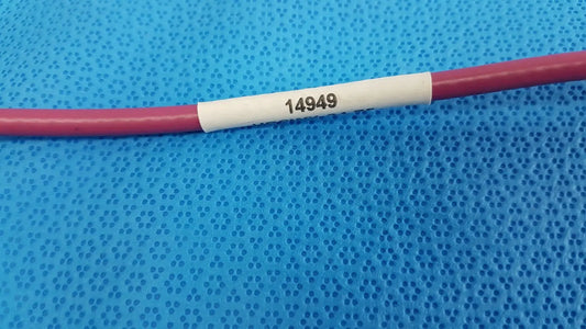 Red insulated cable of trompefter 14949-upcwx-24-75 pink video patch video patch cord with white label 14949