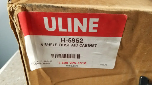 Reuse Medical ULINE H-5951 3-Shelf First Aid Cabinet Other Healthcare, Lab & Dental, second-hand product photo 1