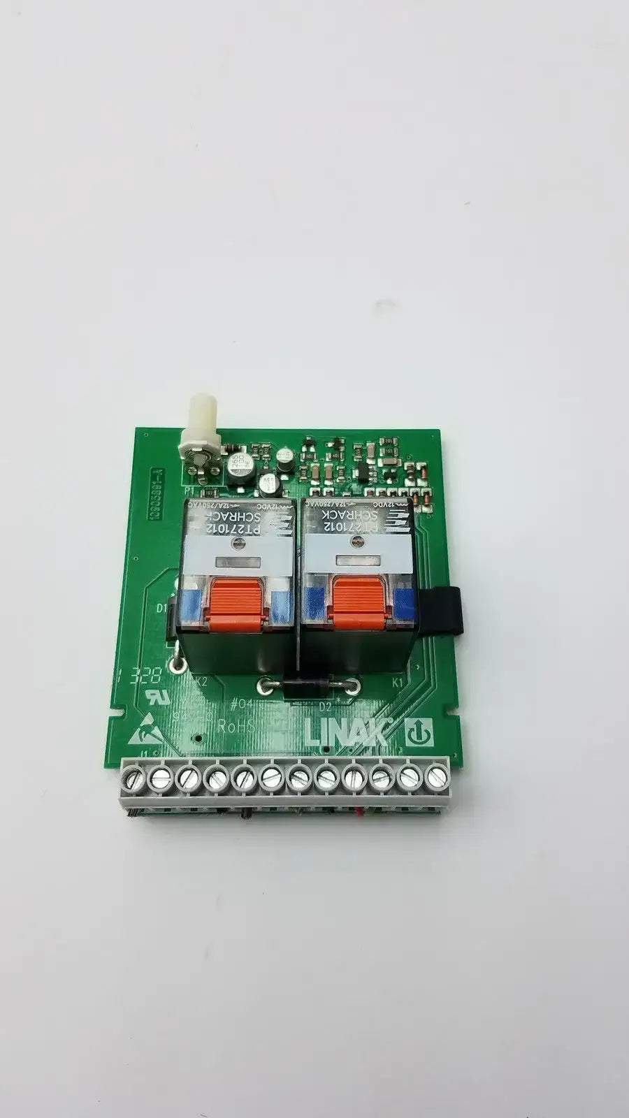 LINAK Used LINAK 10905891-A Board Unit with 2 Schrack PT271012 Relays Control Board Unit, second-hand product photo 6