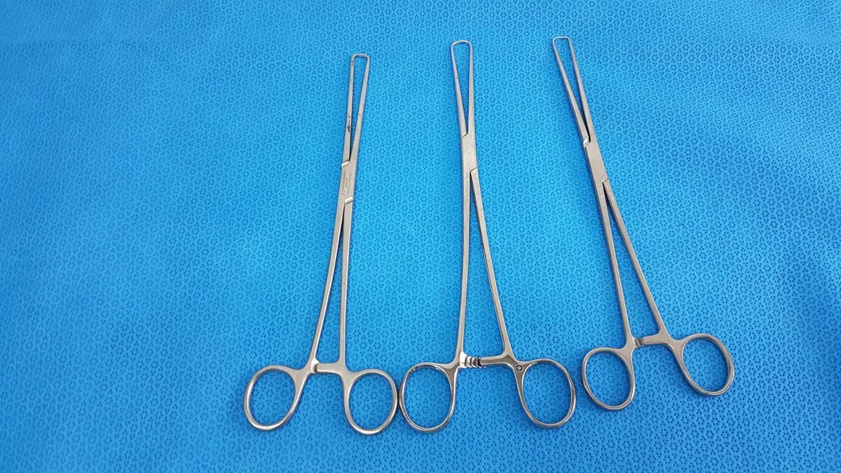 Reuse Medical Uterine Tenaculum Forcep Straight – Stainless Steel Gynecology Tool Forceps, Hemostats & Needle Holders, second-hand product photo 1