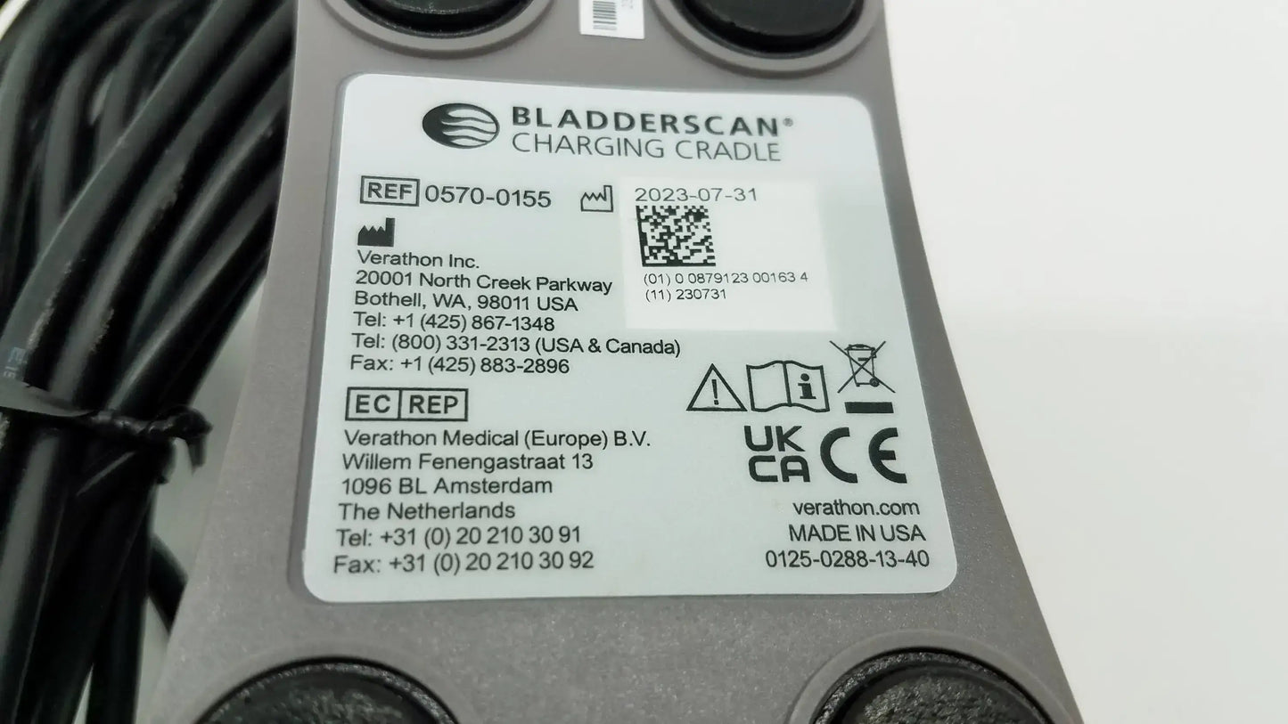 Verathon BladderScan 0570-0155 Charging Cradle With Power Supply Charging Cradle, second-hand product photo 11