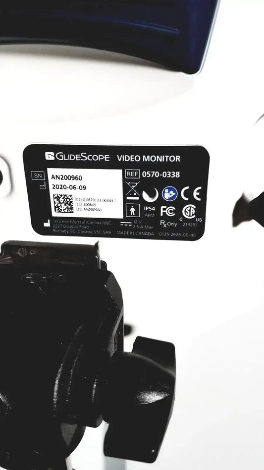 Verathon Glidescope Cobalt AVL Monitor Video Laryngoscope Display Unit Video Laryngoscope Monitor, second-hand product photo 2