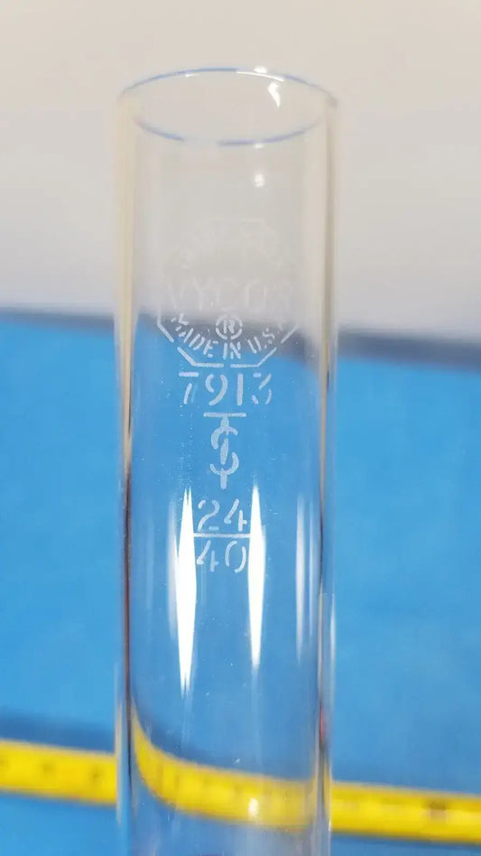 Vycor 24/40 Full Length Outer Ground Glass Joint, Lab Glassware Connector Outer Ground Glass Joint, second-hand product photo 2