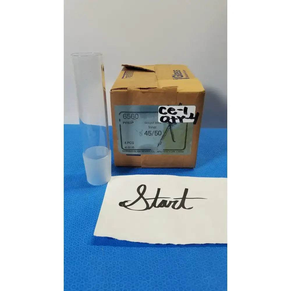 Vycor Corning Laboratory Glassware 50/30 Ground Joint Socket Joint Only Borosil Laboratory Glassware, second-hand product photo 4
