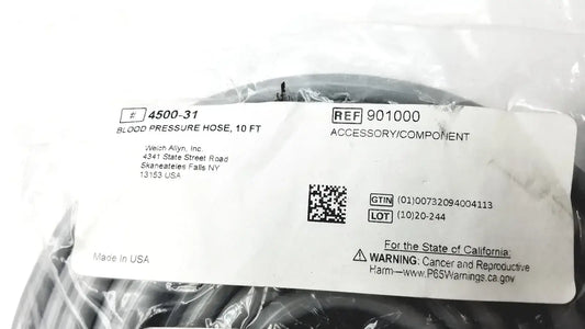 Welch Allyn 4500-31 Blood Pressure Hose, 10FT Blood Pressure Hose, second-hand product photo 2