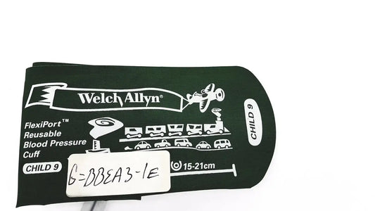 Welch Allyn FlexiPort Reusable Blood Pressure Cuff with Two-Tube Mated Locking C Blood Pressure Cuff, second-hand product photo 2