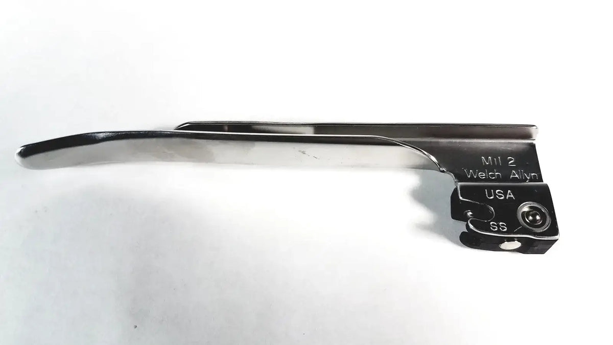 Welch Allyn Miller 2 Fiber Optic Laryngoscope Blade SS USA Laryngoscope Blade, second-hand product photo 10