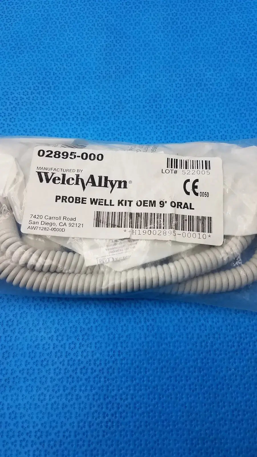 Welch Allyn Oral Temperature Probe – 9 ft Cable – REF 02678-000 Oral Temperature Probe, second-hand product photo 5