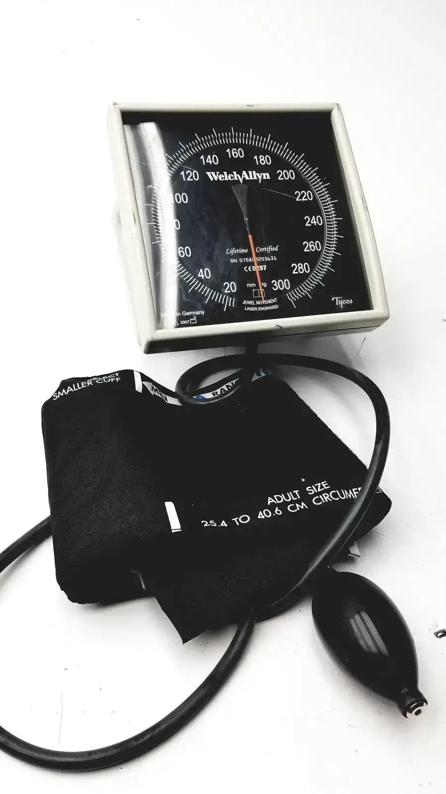 Welch Allyn Tycos Jewel Movement Laser Engraved BP Monitor and Cuff Blood Pressure Monitor, second-hand product photo 12