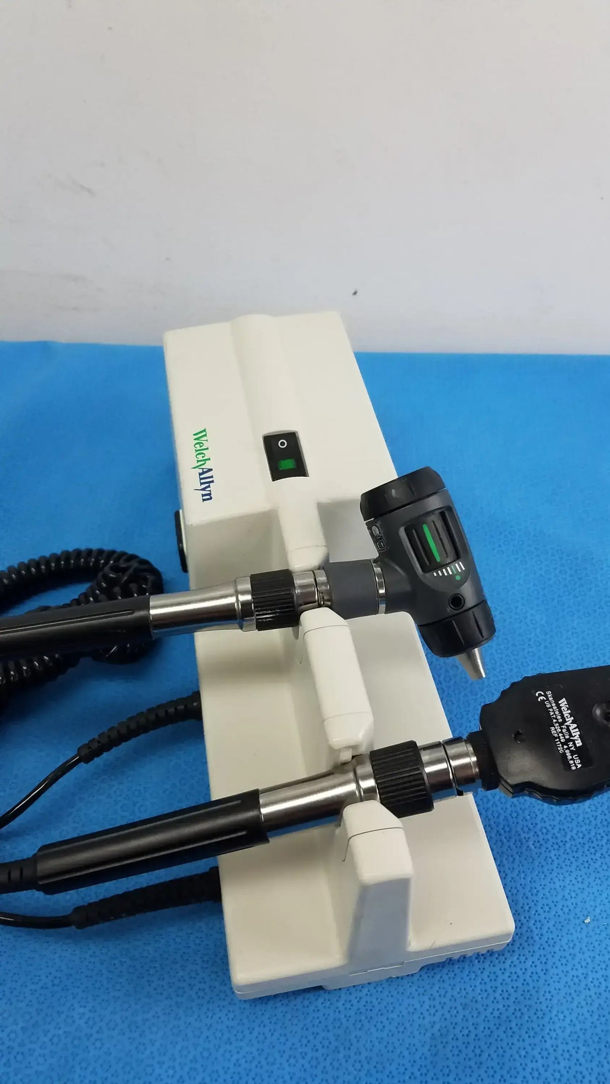 Welch Allyn Wall Transformer With 11720 Otoscope & Ophthalmoscope Heads Wall Transformer, second-hand product photo 13