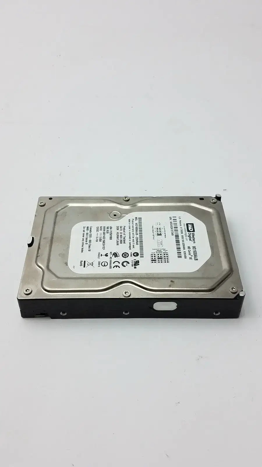 Western Digital WD1600AAJB 160GB PATA / Ultra ATA100 Hard Drive – 3.5" HDD Internal Hard Drive, as-is (for parts) product photo 7
