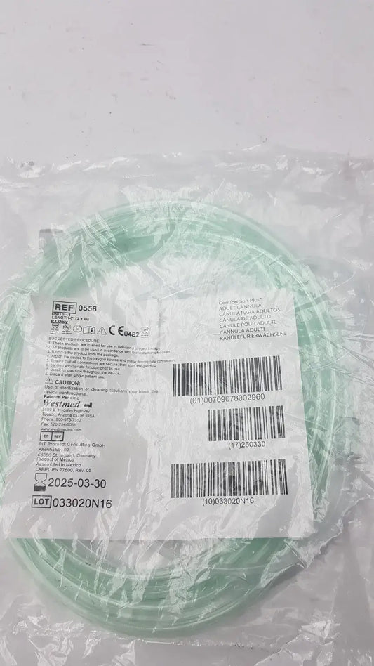 Masimo Westmed 0556 Adult Cannula with Kink Resistant Tubing Nasal Cannula, second-hand product photo 2