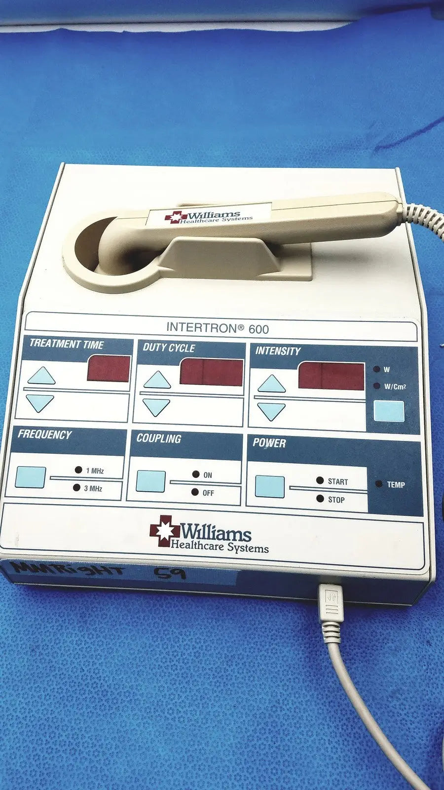 Reuse Medical Williams Intertron 600 Physiotherapy Machine Other Medical & Lab Equipment, second-hand product photo 1