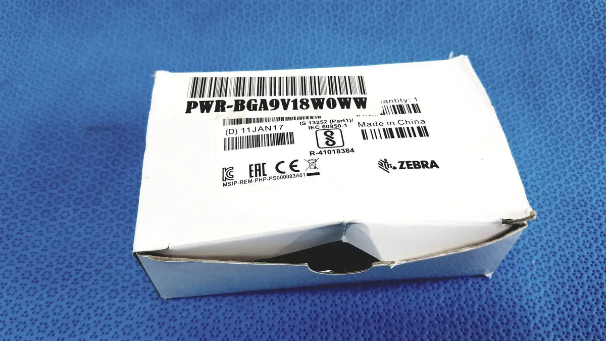 Reuse Medical Zebra PWR-BGA9V18W0WW AC Power Supply PS000083A01 100-240V Power Supplies, second-hand product photo 1