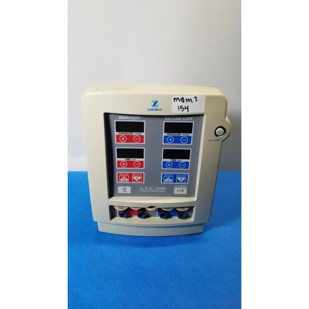 Reuse Medical Zimmer ATS 2000 Automatic Tourniquet System – Dual Cuff Control Unit Tourniquets, second-hand product photo 1