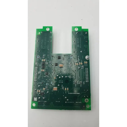 Green u-shaped control panel encoder board with electronic components for ge 9800 c-arm system model 00-881896-02