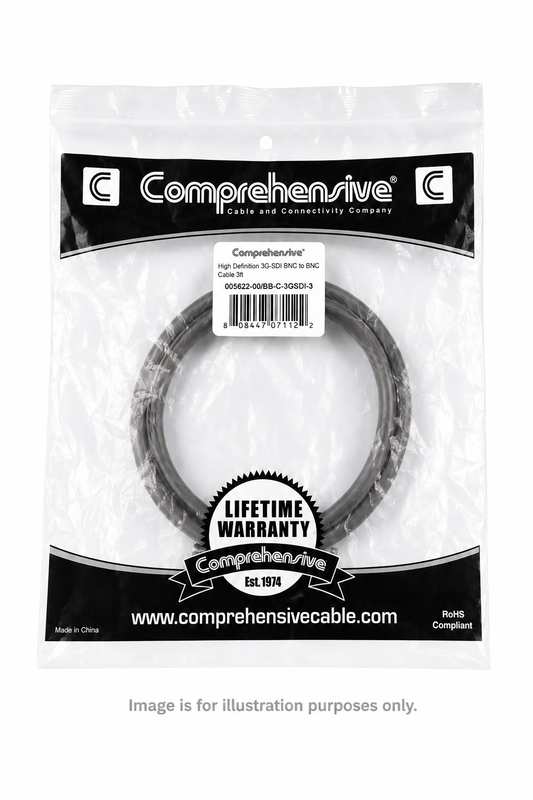 "Comprehensive Pro AV/IT 6ft HDMI High-Speed Cable with Ethernet - Black"