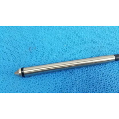 Silver metallic scanner pen with black grip and pointed tip for 09840-804 barcode scanner pen wand with cable and RJ connector