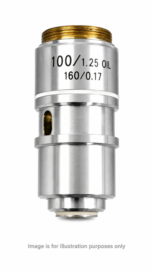 100x/1.25 Oil Immersion Microscope Objective Lens