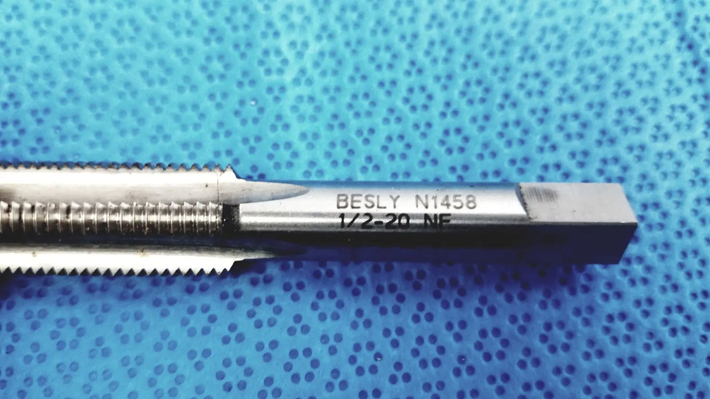 Reuse Medical 1/2"-20 NF High-Speed Steel (HSS) Plug Tap Hand Taps, second-hand product photo 1