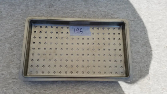 Reuse Medical 1 Layer of Tray for Instrument Sterilization Case Sterilization Trays & Cases, second-hand product photo 1