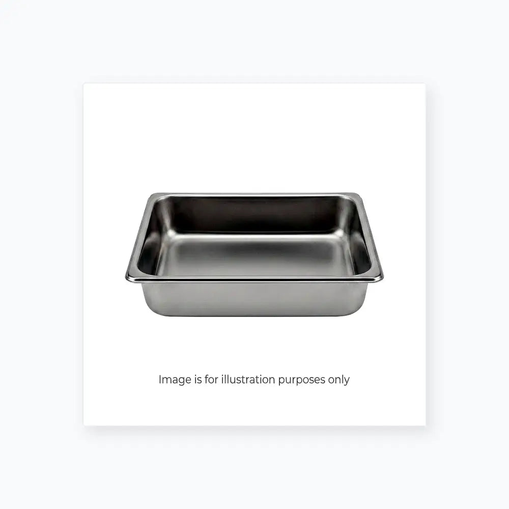10’’ Stainless Steel Foodservice Pan – 2.5’’ Deep Steam Table Insert Used - Steam Table Pan