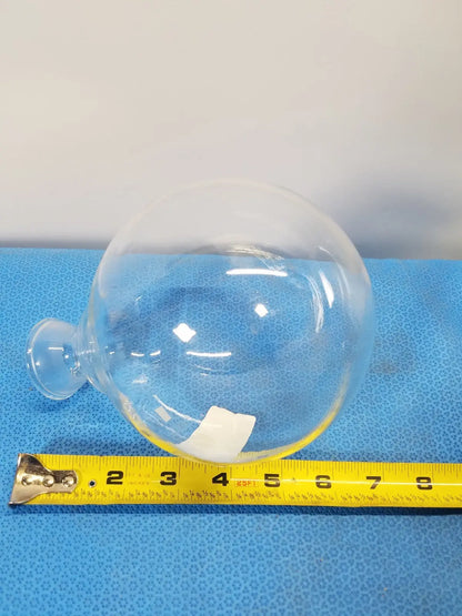 Generic 1000 mL Round Bottom Glass Flask – Single Neck Borosilicate Laboratory Vessel Round Bottom Flask, second-hand product photo 2