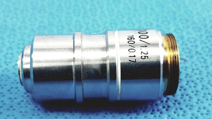 Reuse Medical Equipment 100x/1.25 Oil Immersion Microscope Objective Lens Microscope Objective Lens, second-hand product photo 2