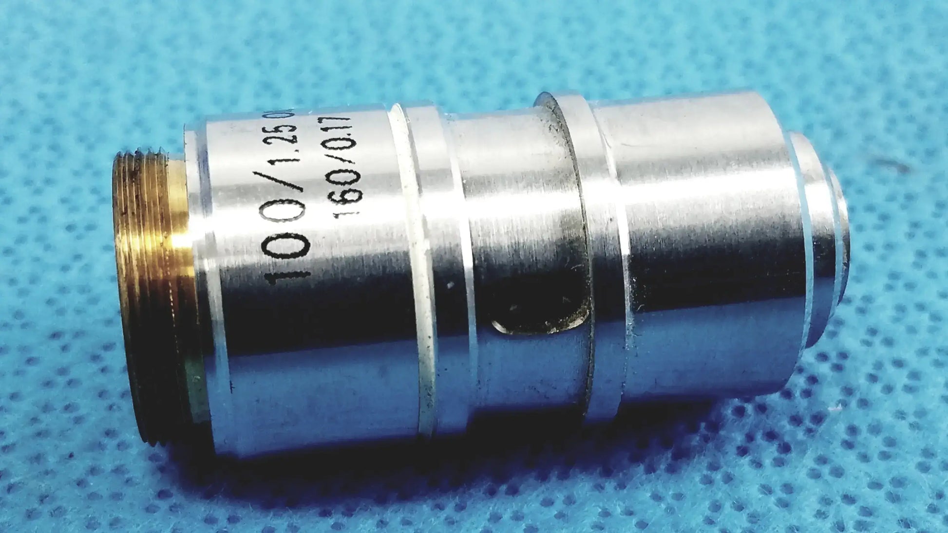 Reuse Medical Equipment 100x/1.25 Oil Immersion Microscope Objective Lens Microscope Objective Lens, second-hand product photo 5