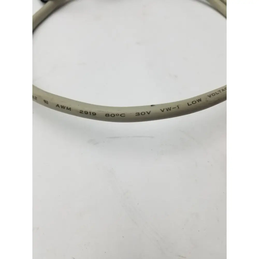 Gray insulated two sided black and red cable g-bbde6-60t with awg 2919 80c rating and 30v voltage specifications
