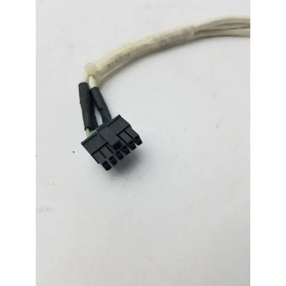 Black 6-pin sata power connector with cream sleeved cables for 12 pin female cable connector use