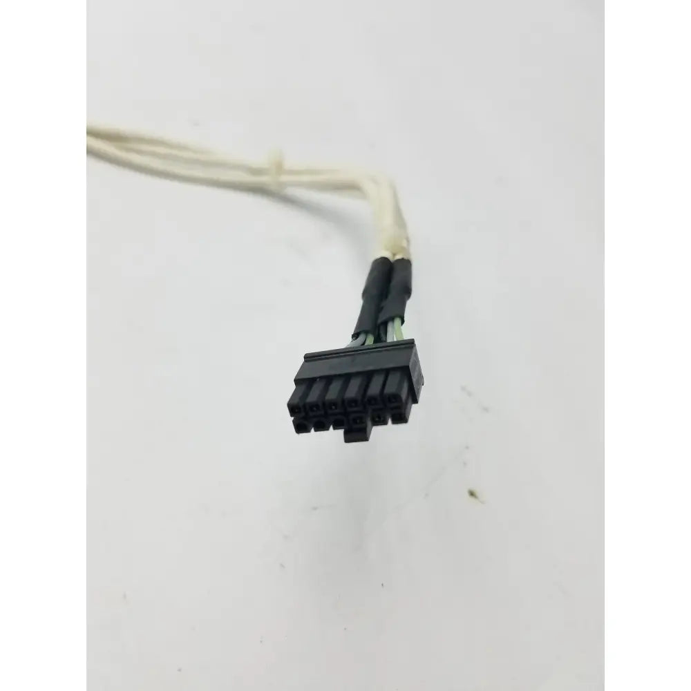 Black 8-pin sata power pin female cable connector with white sleeved cables for 12 pin female connection