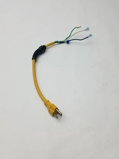 Tennant 130201, 120V CORD CORD GRIP 16/3 28" YEL TENNANT V-WD-15 V-WVD-57 WET/DRY VAC Power Cord Assembly, second-hand product photo 5