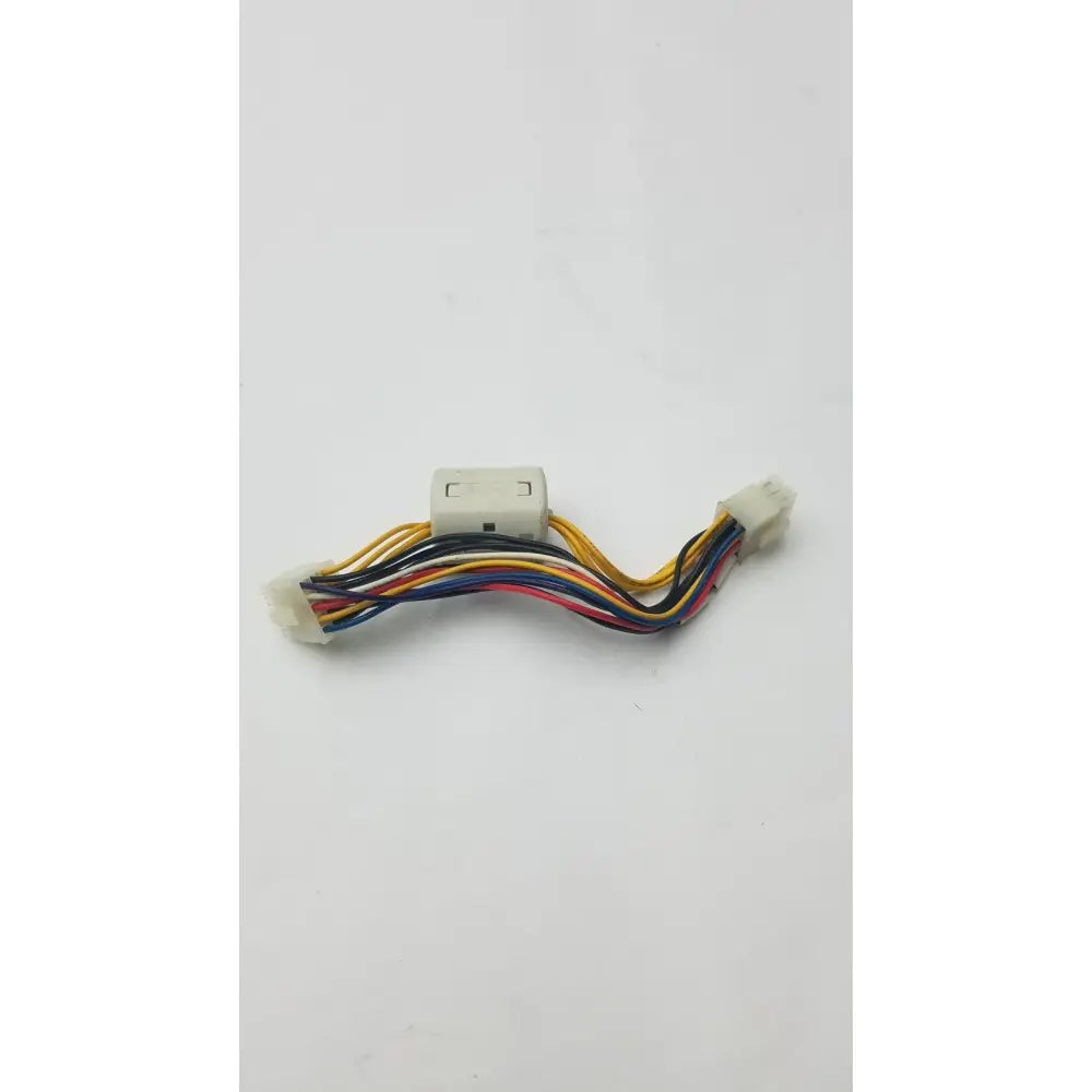 15 pin female wire harness rfc h13 with white plastic multi pin cable and colorful insulated wires connects two pin female connectors