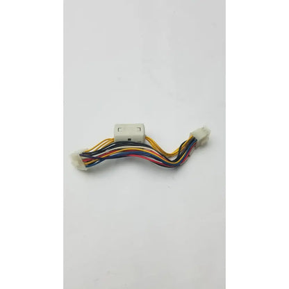 15 pin female wire harness rfc h13 with white plastic multi pin cable and colorful insulated wires connects two pin female connectors