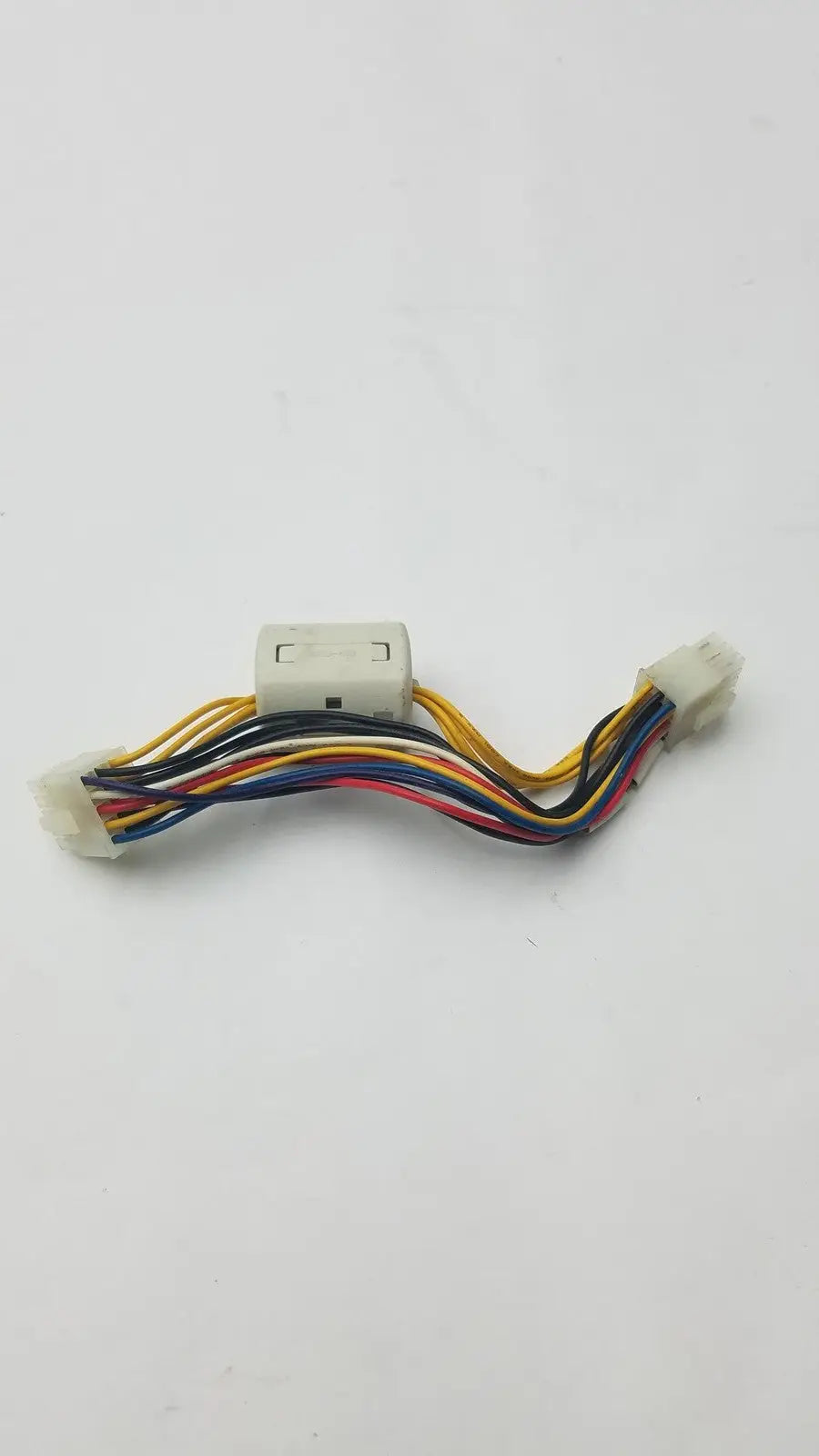 15 pin female wire harness rfc h13 with white plastic multi pin cable and colorful insulated wires connects two pin female connectors