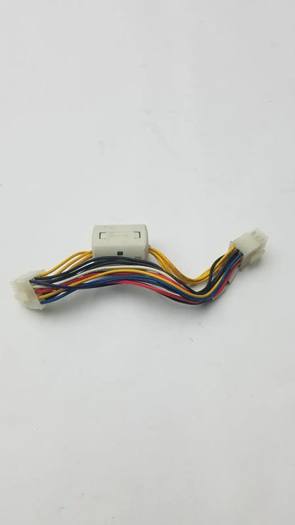 15 pin female wire harness rfc h13 with white plastic multi pin cable and colorful insulated wires connects two pin female connectors