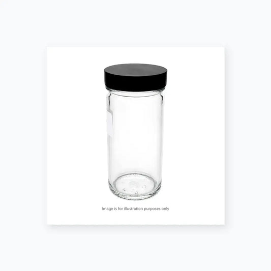 16 oz Glass Juice Bottles with Lids – Set of 8 Reusable Beverage Containers - Laboratory Glassware